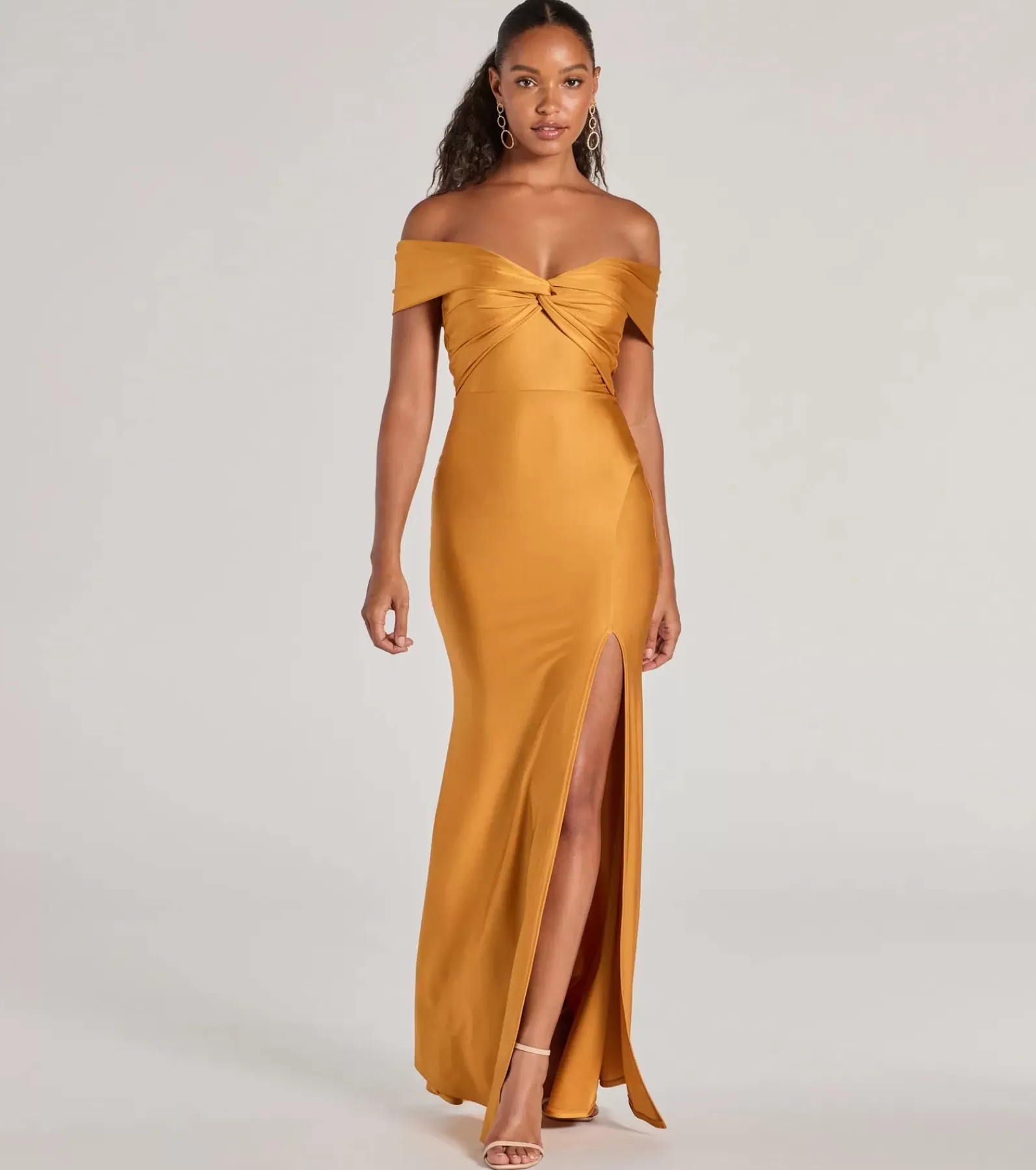 Windsor Long Dresses | Formal Dresses*Steff Off-The-Shoulder Mermaid Slit Formal Dress