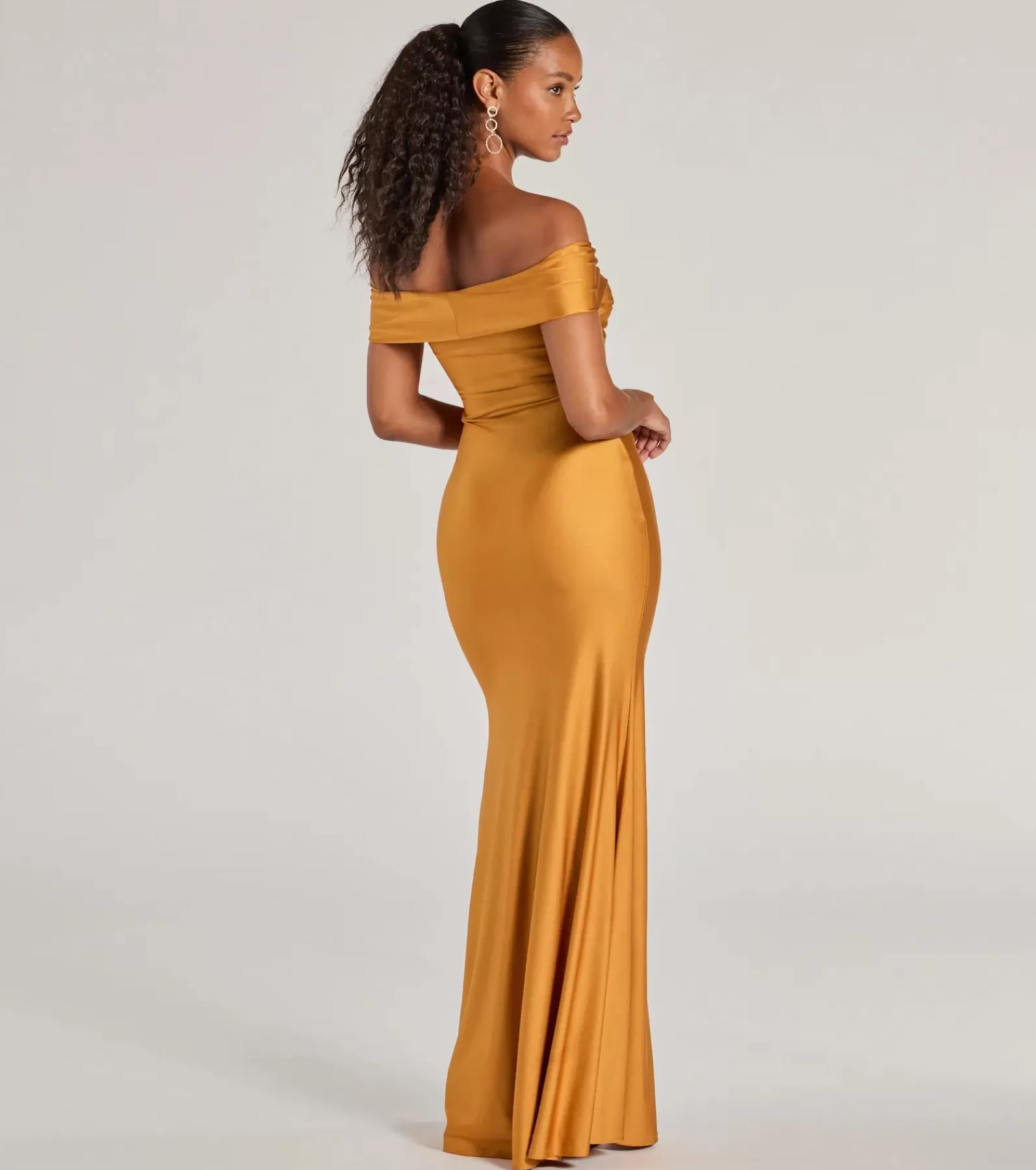 Windsor Long Dresses | Formal Dresses*Steff Off-The-Shoulder Mermaid Slit Formal Dress