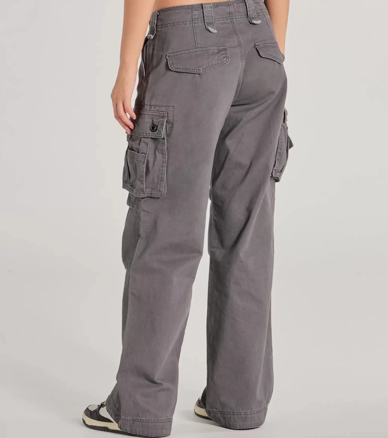 Windsor Cargo Pants | Pants*Step It Up Mid-Rise Twill Cargo Pants