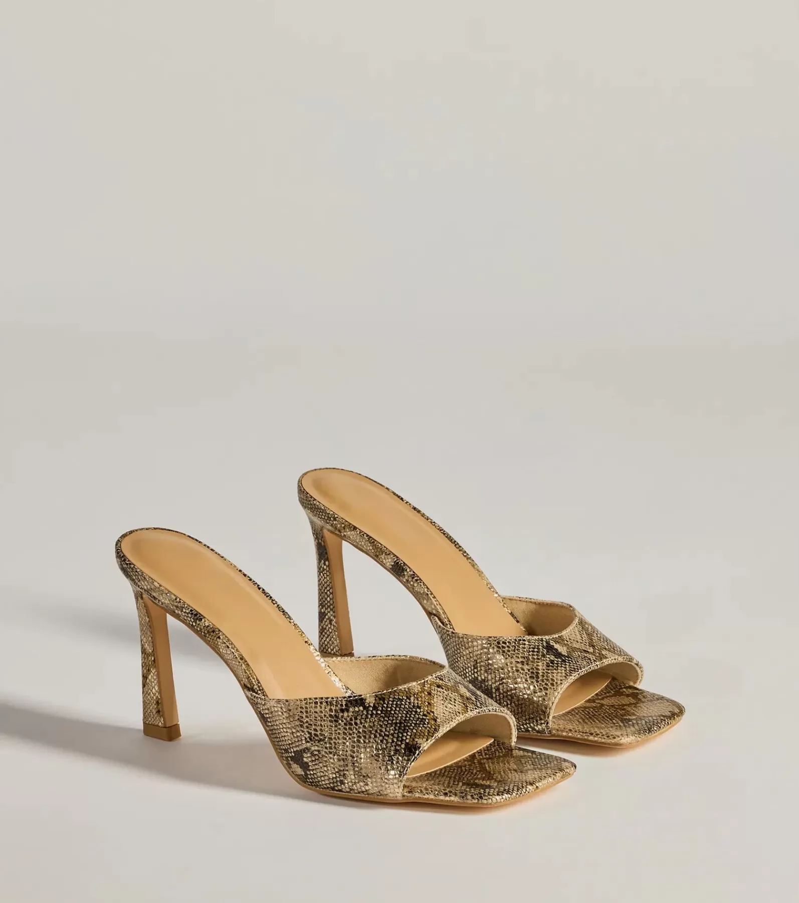 Windsor Stilettos | Heels*Striking Chic Print Stiletto Mules