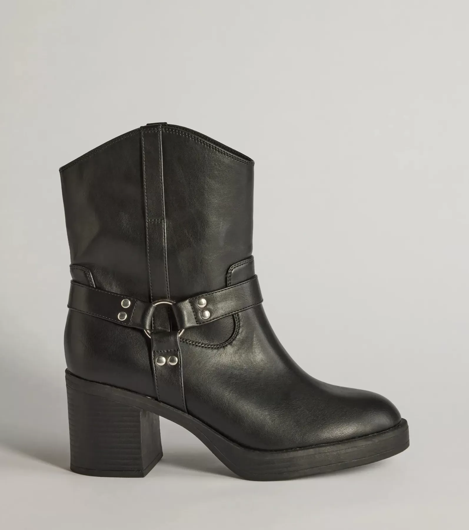 Windsor Platform Shoes | Boots & Booties*Strut It Out Moto Block Heel Platform Booties