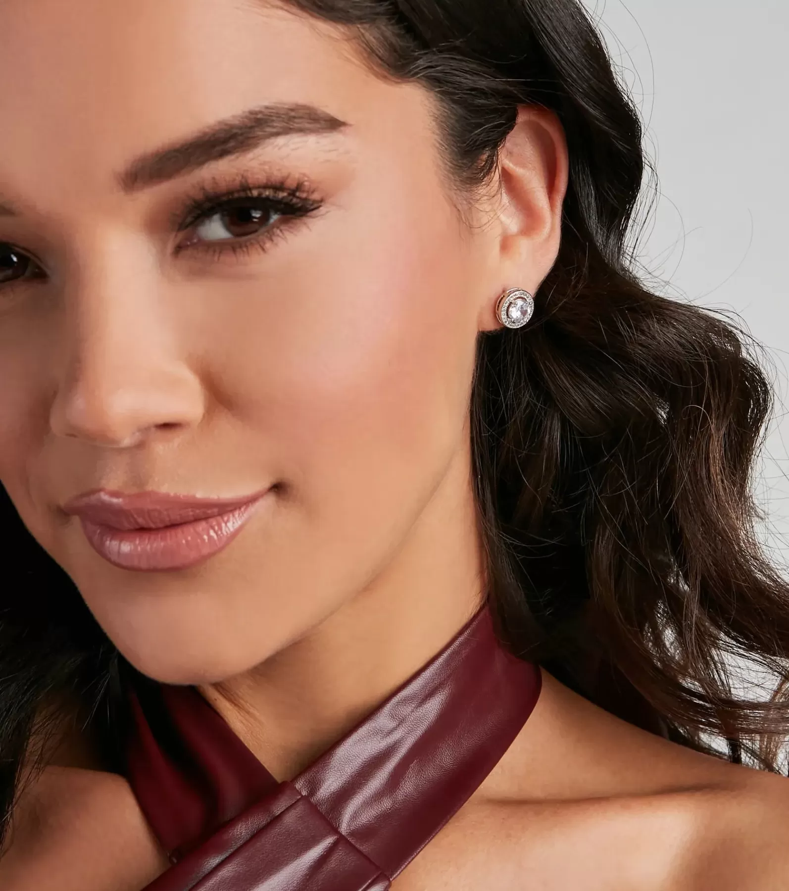 Windsor Nye Outfits | Earrings*Stunning Cubic Zirconia Halo Studs