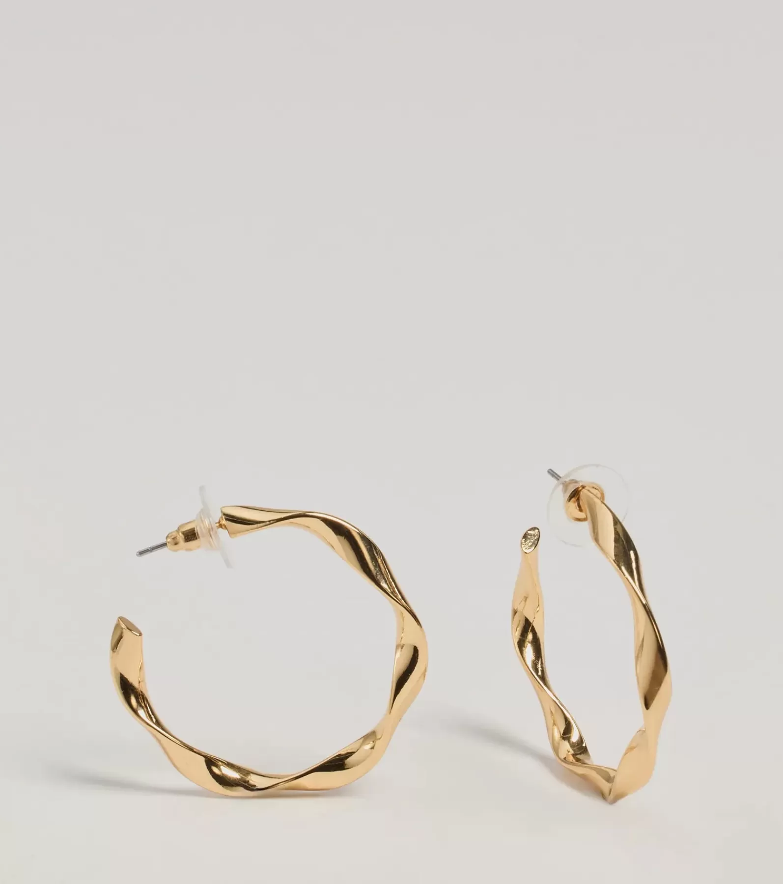 Windsor Earrings | All Accessories*Stunning Glam Twist Hoop Earrings