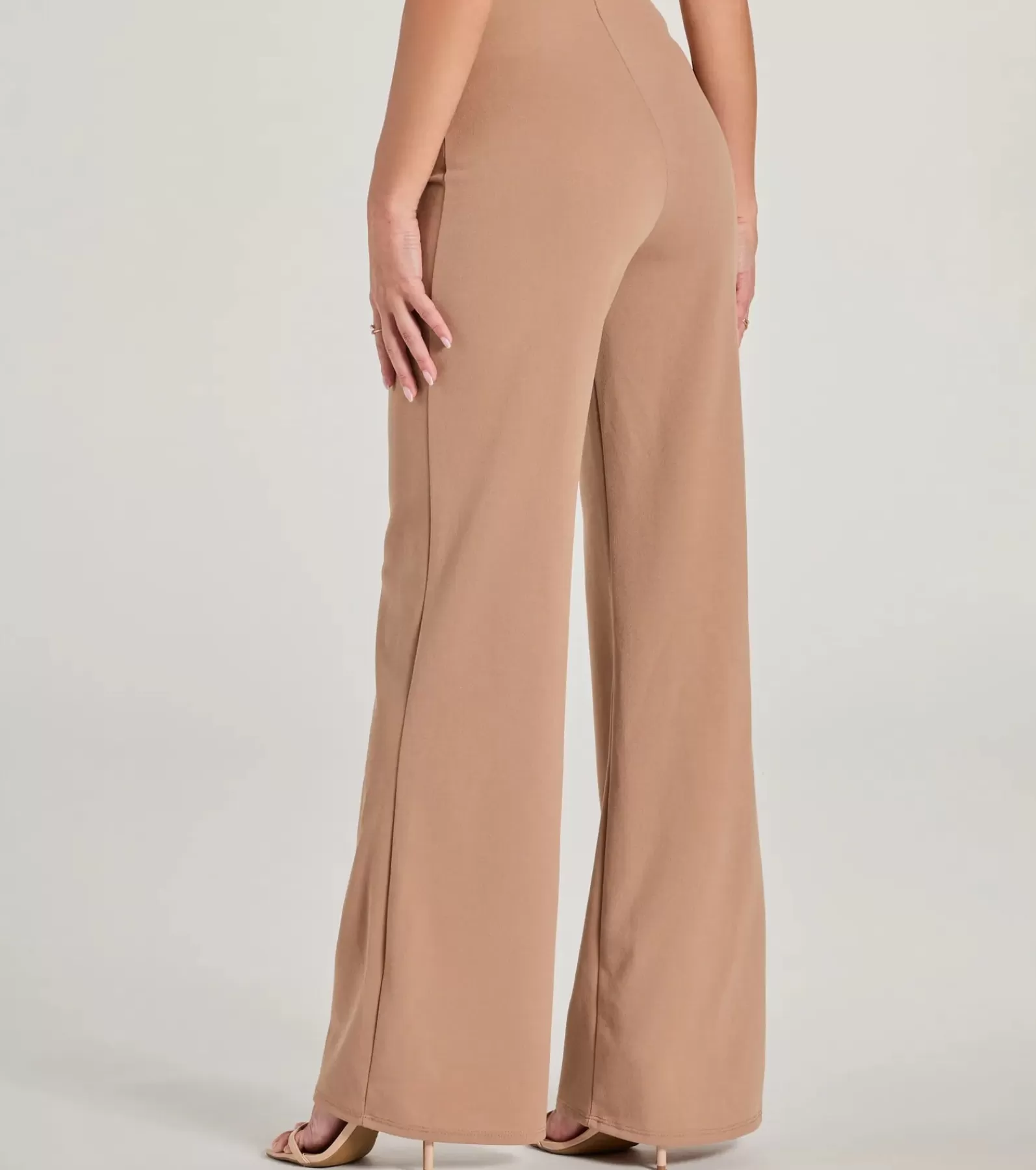 Windsor Flare Pants | Pants*Stylish Impression High Rise Straight Leg Trouser Pants