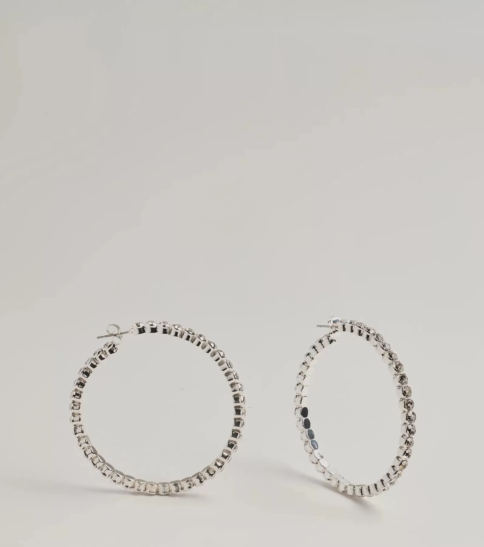 Windsor Earrings*Stylish Staple Rhinestone Hoop Earrings