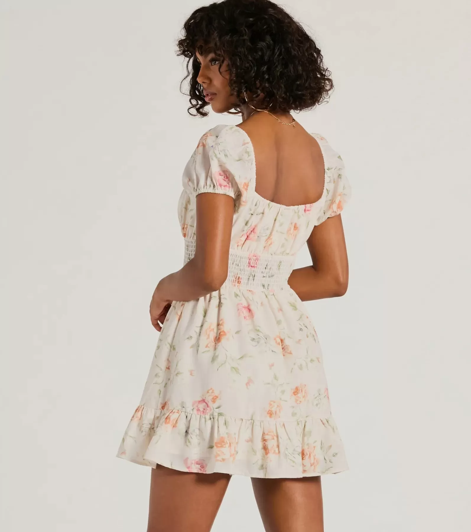 Windsor Skater Dresses | Sundresses*Sure To Love Floral Woven Puff-Sleeve Skater Dress