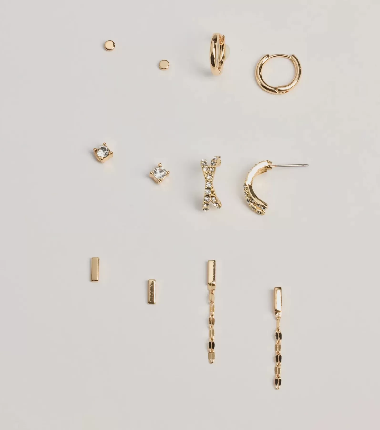 Windsor Earrings*Trendy Deets Stud And Hoop Earrings Set