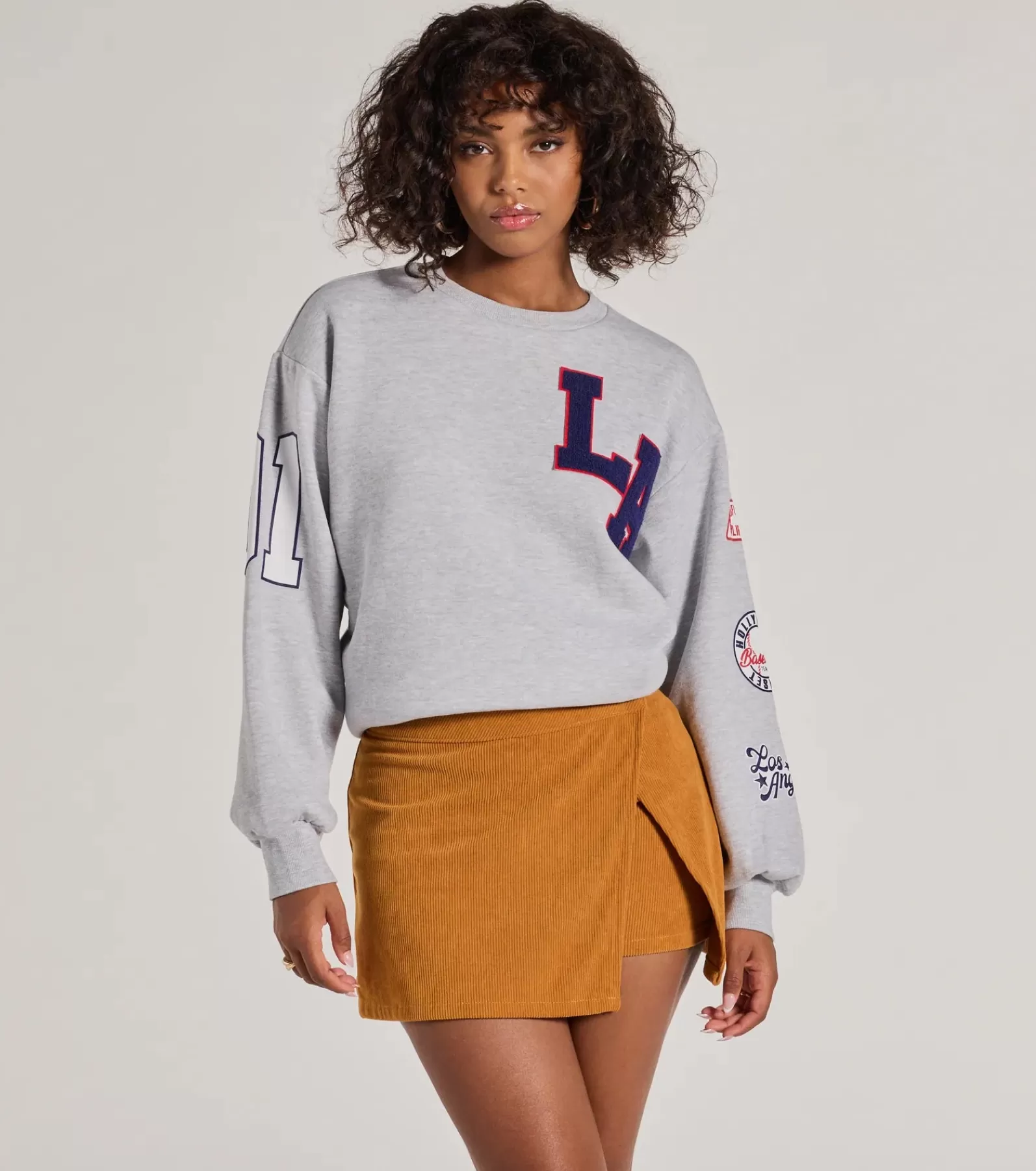 Windsor Shorts | Mini Skirts*Trendy Girl Corduroy Faux Wrap Mini Skort