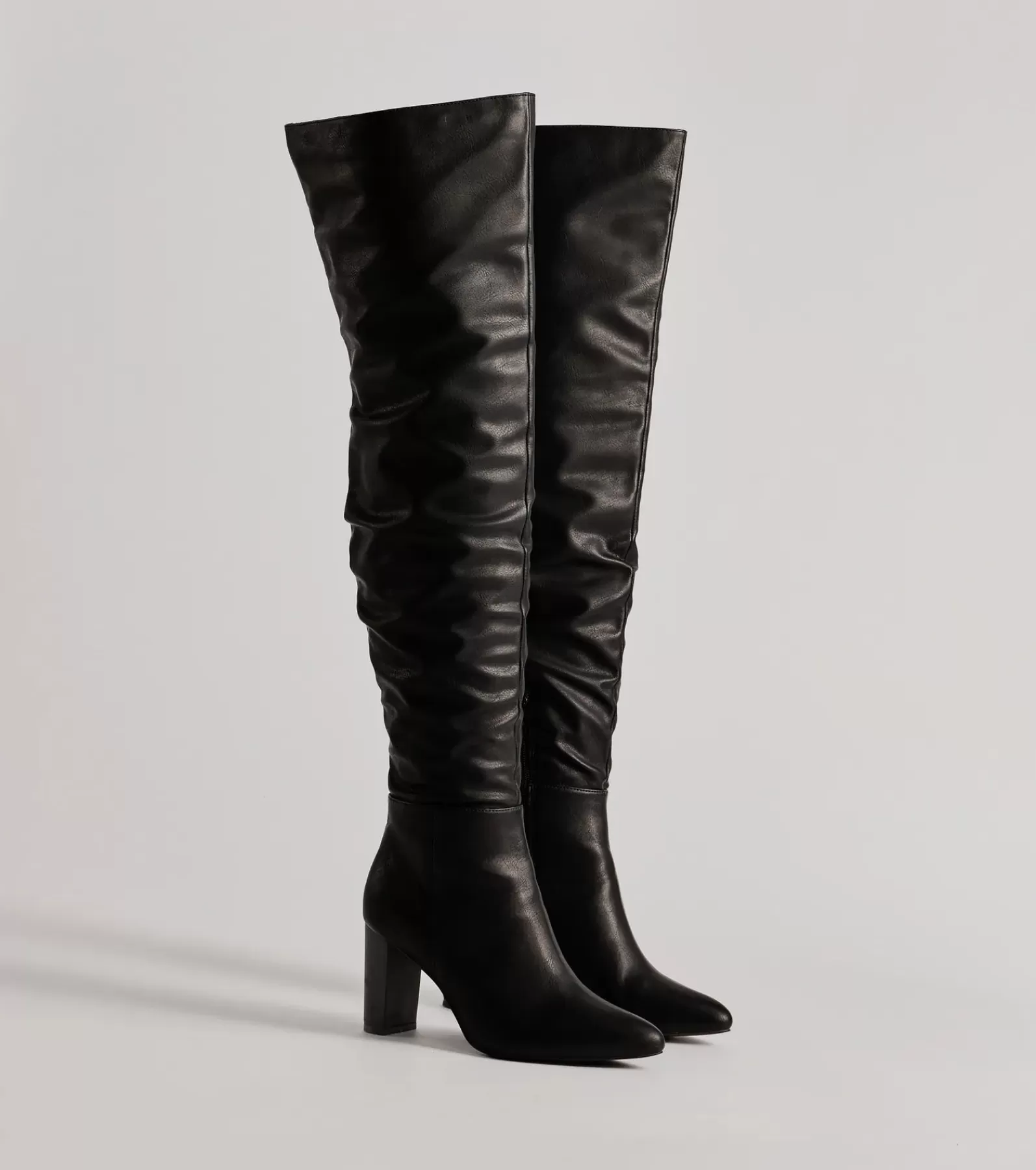 Windsor Knee High Boots | Boots & Booties*Trendy Strut Faux Leather Over-The-Knee Boots