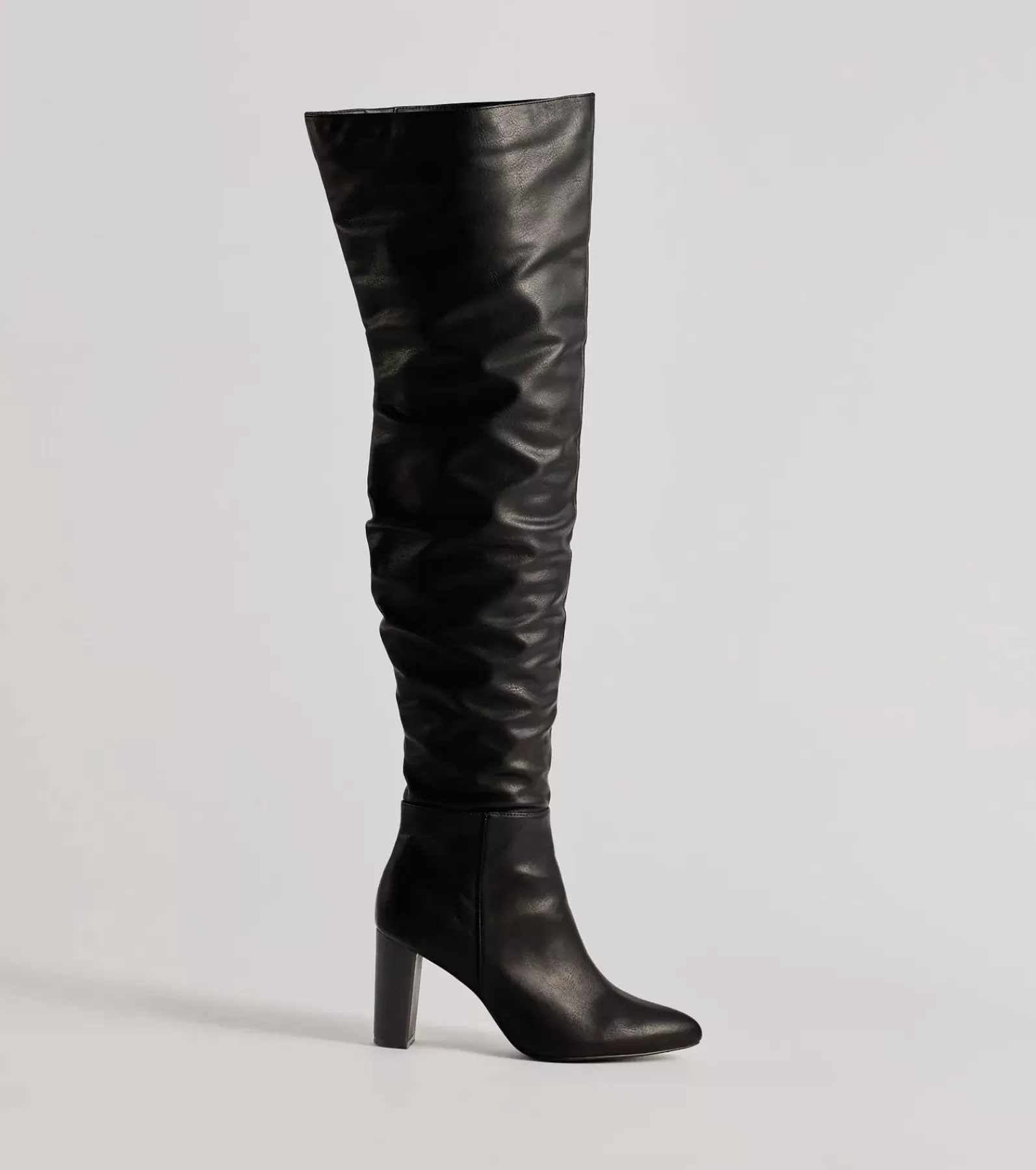 Windsor Knee High Boots | Boots & Booties*Trendy Strut Faux Leather Over-The-Knee Boots