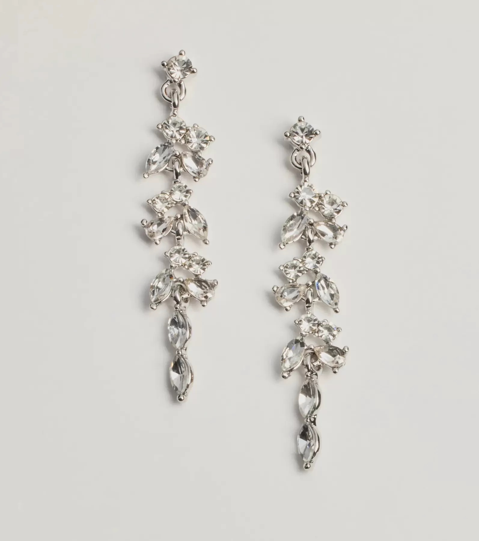 Windsor Earrings | All Accessories*Twinkling Radiance Rhinestone Linear Earrings