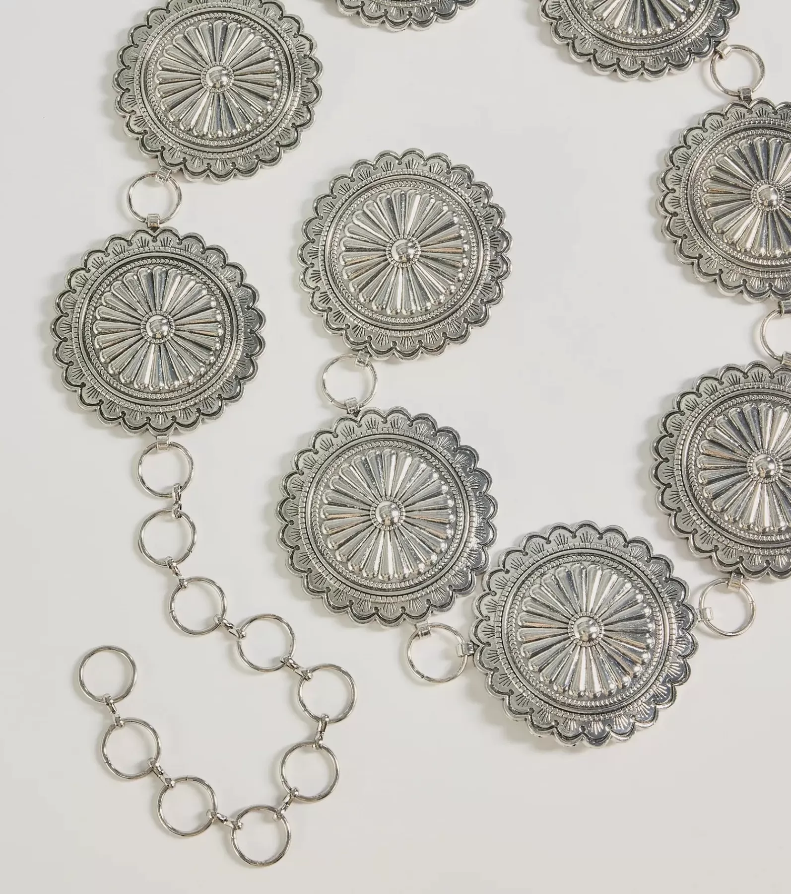 Windsor Belts | All Accessories*Vintage Glam Concho Metal Belt