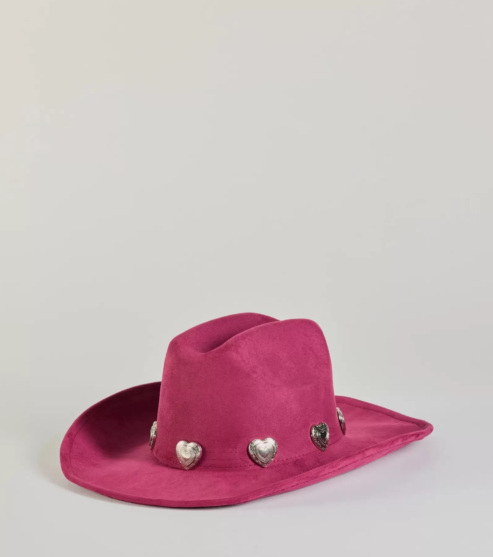 Windsor Hats | All Accessories*Western Heart Faux Suede Cowboy Hat