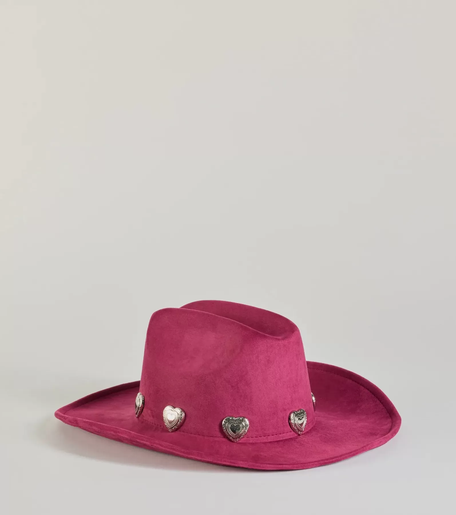 Windsor Hats | All Accessories*Western Heart Faux Suede Cowboy Hat