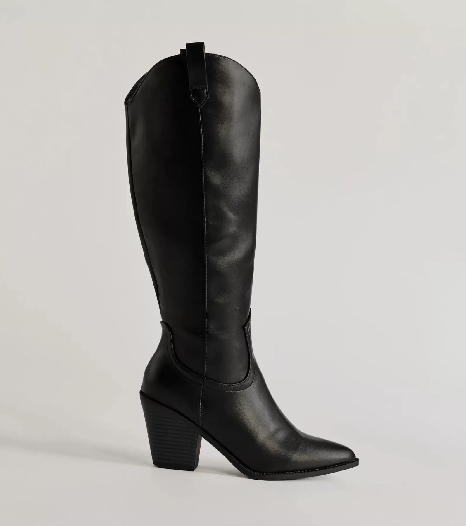 Windsor Knee High Boots | Boots & Booties*Western Sleek Knee-High Block Heel Boots