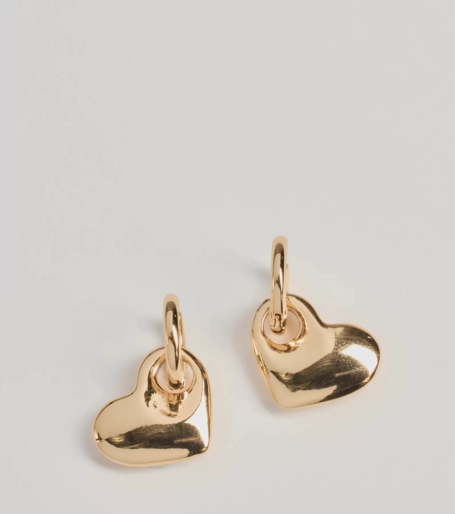 Windsor Earrings | All Accessories*Whimsical Romance Heart Charm Huggie Earrings
