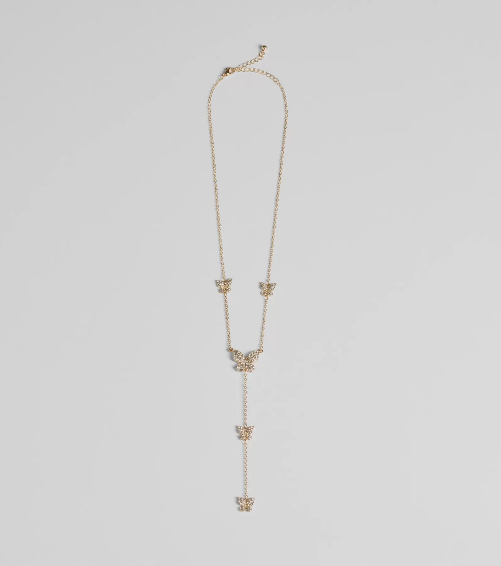 Windsor Necklaces & Chokers*Whimsy Glamour Rhinestone Butterfly Necklace