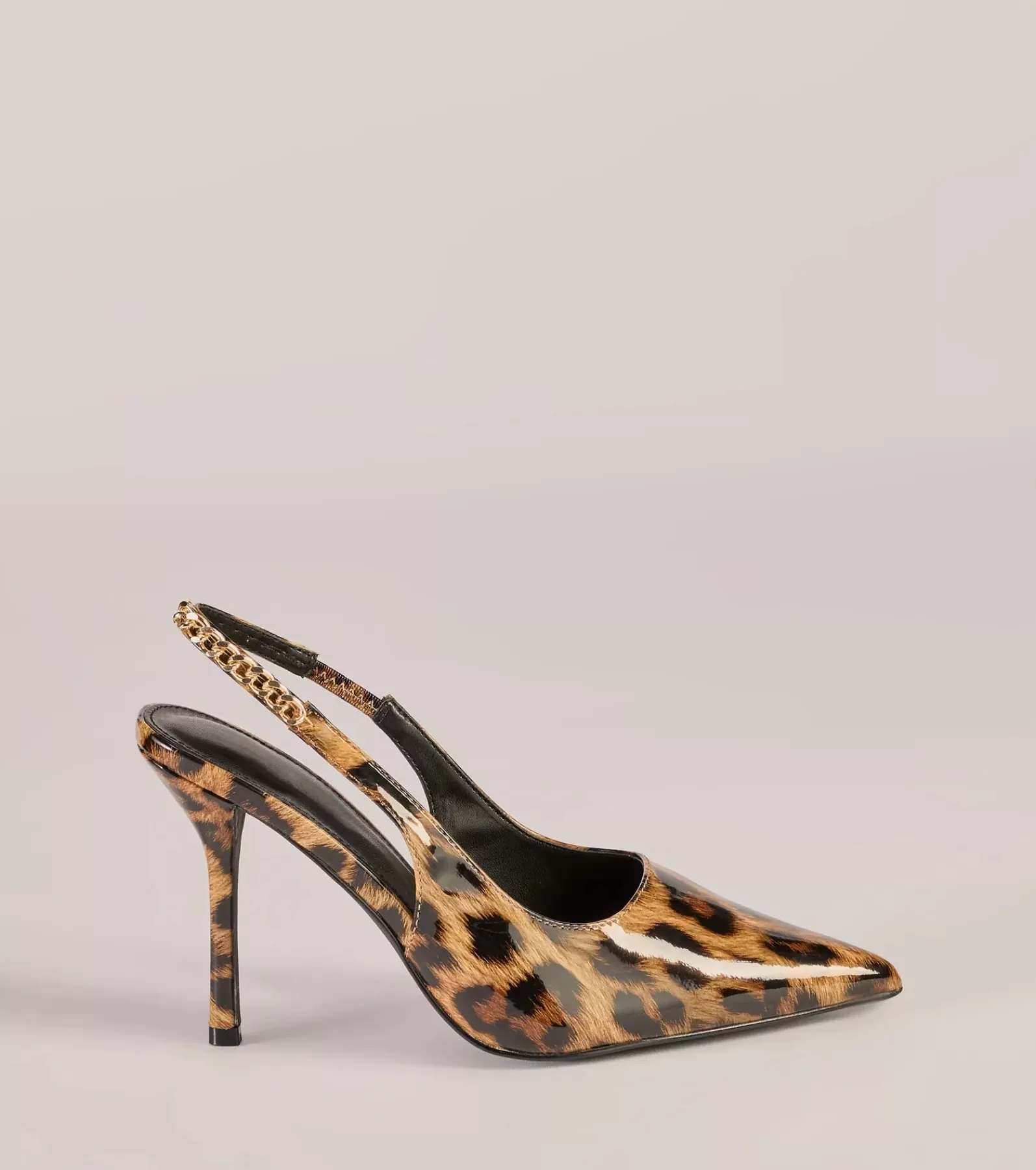 Windsor Stilettos | Heels*Wild Glam Print Slingback Pumps