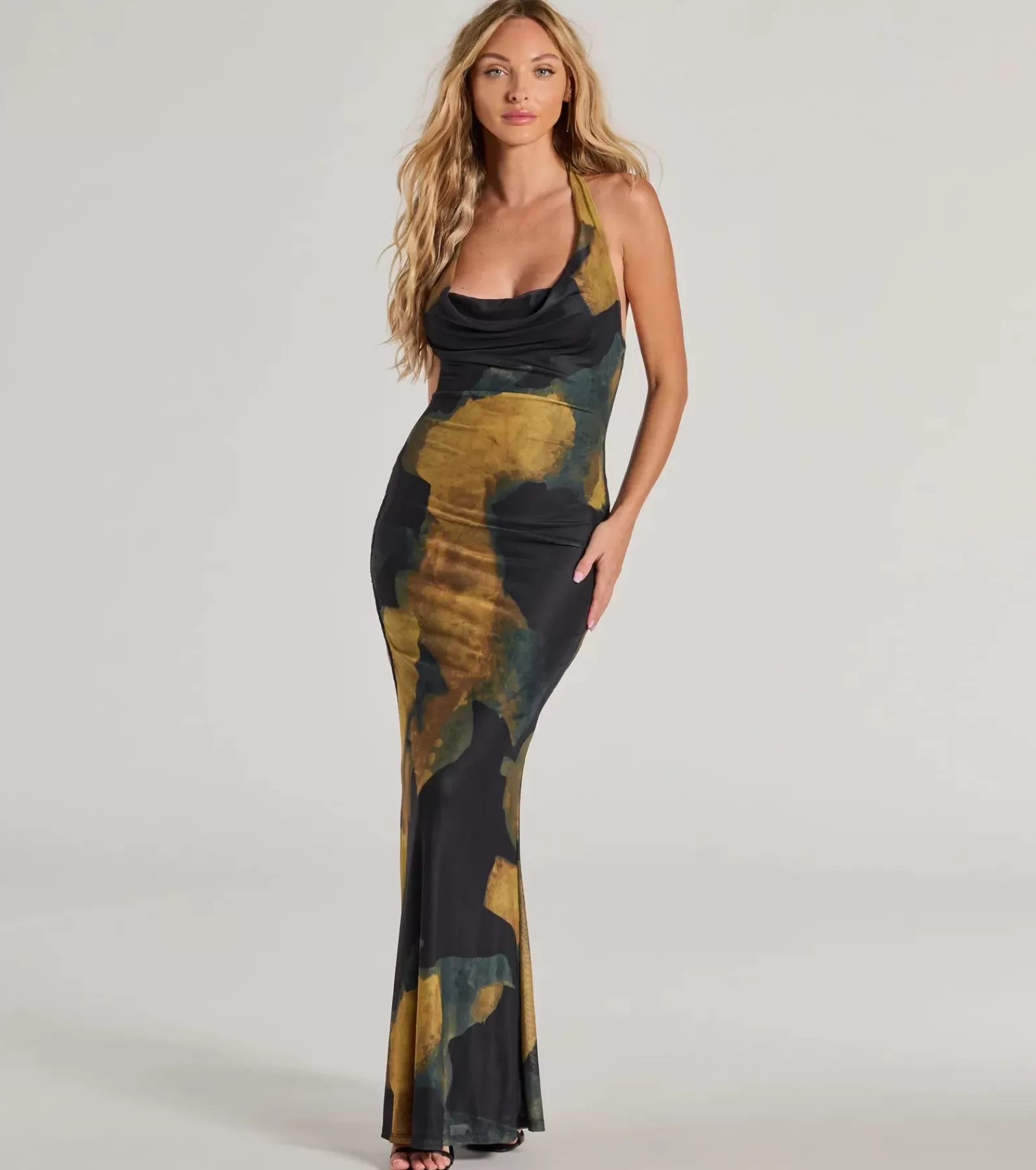 Windsor Maxi Dresses | Long Dresses*Work Of Art Abstract Marble Print Maxi Dress